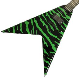 Lvybest Black Green Special-Vormige unieke elektrische gitaar 2023 Nieuwe pop high-end Custom Custom