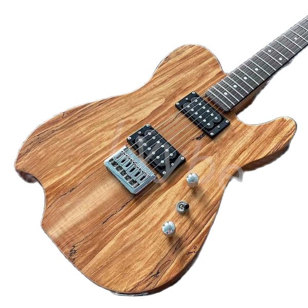 Lvybest China Guitarra eléctrica TL Burlywood Color Cutaway Guitar Las ventas directas de fábrica se pueden personalizar