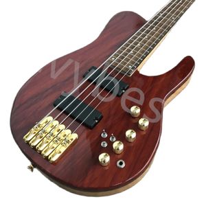 Guitarra eléctrica Lvybest, tienda personalizada, bajo personalizado, bajo de 5 cuerdas, último estilo, cuerpo de olmo, diapasón personalizado con incrustaciones y Color