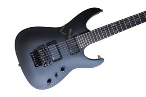 Lvybest Matte Black 6 strings elektrische gitaar met zwarte hardware rozenhout Fletboard bieden aangepaste service