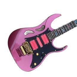 Lvybest Purple 7V Electric Guitar Professional Heavy Metal Band gemaakt door Masters Gratis levering aan Home Guitars Guitarra