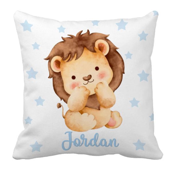 Lvyziho lindo safari animales en las estrellas azules de la hoja de cuna, nombre de cama de cuna de animales lindo, juego de ropa de cama de regalo de baby shower