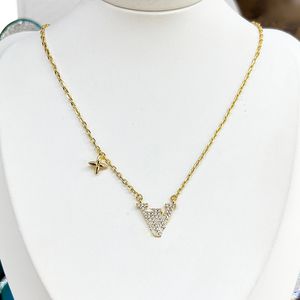 LW Lconic ketting voor vrouw designer diamant Vergulde 18K officiële reproducties klassieke stijl Nooit vervagen cadeau voor vriendin met doos 001