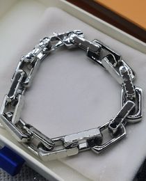 LW Monogram BIG Bracelet pour homme designer plaqué or 18K T0P plus haut compteur Advanced Materials marque bijoux de créateur luxe cadeau exquis avec boîte 042