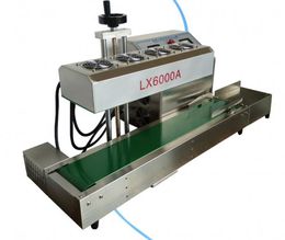 Afdichtingsmachines LX6000A Desktop roestvrij staal Continue inductie Sealer Elektromagnetische inductie, pak voor 20-75mm diameter, 220V