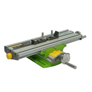 LY 6330 Kleine timmergereedschappen Schrijnwerkers Bench Miniatuur Precisie Coördinatentafel Bench Boor Bankschroef voor freesmachine 330 X 95mm X Y-as aanpassing