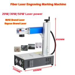 Ly Desktop Max Raycus Mini 20W 30W 50W Fiber Laser Graving Markeringsmachine Upgrade Rotatieas Metaal graveur Machine