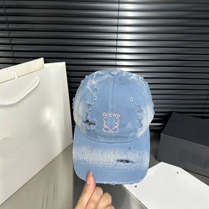 Ly hoed versleten rand honkbal cap casual designer caps for dames brief fradient color heren hoed zomer 710 180 22 38