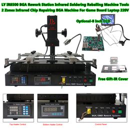 LY IR8500 BGA Rework Station Infrarood Solderen Reballing Machine Tools Met 8 Inch CCD 4 STUKS IR Cover Optioneel voor Chip Reparatie