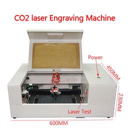Ly Mini Laser 2015/1520 30W Machine de coupe de gravure laser CO2 avec carte en nid d'abeille Port USB Taille de travail 200 * 150 mm