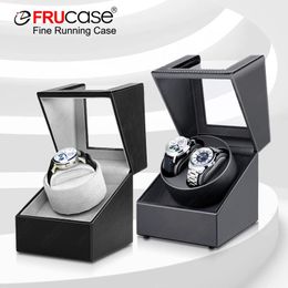 ly Verbeterde FRUCASE PU Watch Winder voor automatische horloges Horlogedoos 1-0 / 2-0 240117