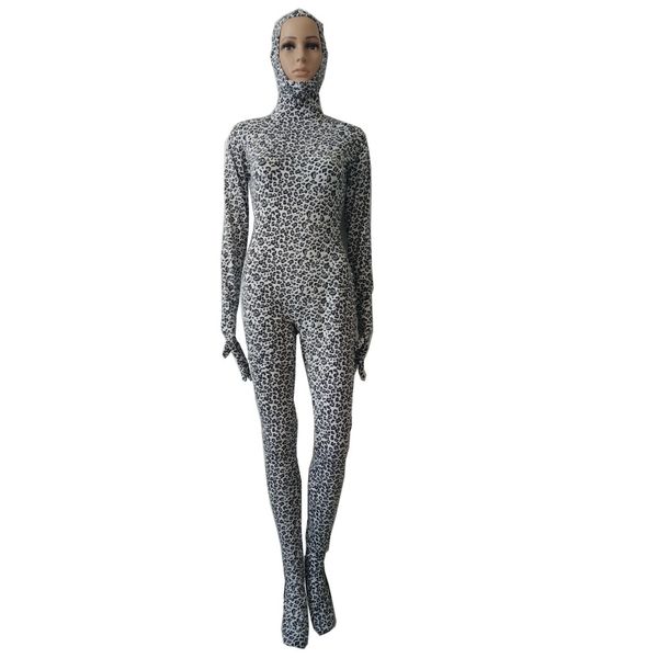 Lycar Spandex Catsuit face ouverte cosplay Costumes Léopard Costume Animal Zentai Full Body Cosplay combinaison