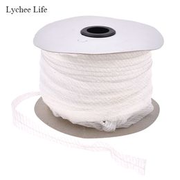 Lychee Life 100 meter niet-geweven stof Moeilijke Single Side lijm Tape Interlining Doek voering om transformatie te voorkomen