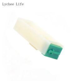 Life Lychee 1set English Alphabet Letter Stamps pour le scrapbooking Stadichs Plastic Caouth Stamps DIY Artisanat à la main
