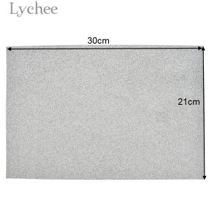 Lychee Life 21x30cm A4 Glitter viltstof kleurrijk viltmateriaal Diy naaimiete voor speelgoedzakken ambachten