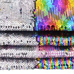 Life Lychee 29cmx21cm A4 Rainbow Rerqueur Sequin Fabric de haute qualité Fabric de bricolage