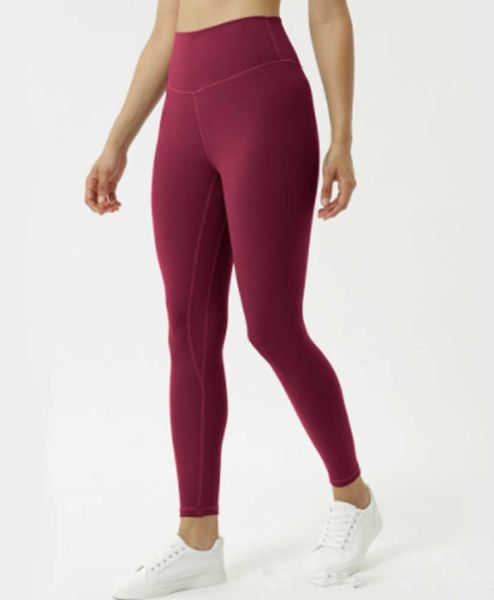 Pantalon de yoga en tissu Lycra pour femmes, couleur unie, taille haute, tenue de sport, Leggings élastiques, Fitness, pantalon d'extérieur, robe maxi