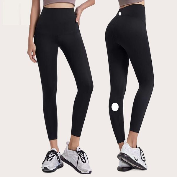 Tissu Lycra Femmes Yoga Leggings Pantalons Shorts Pantalons courts Tenues Lady Sports Pantalons pour dames Exercice Fitness Wear Filles Running Leggings Gym Slim Fit Align Pants