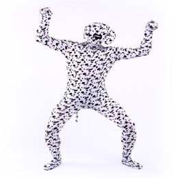 Lycra spandex zentai costumes costumes de chien dalmatien halloween cosplay269y