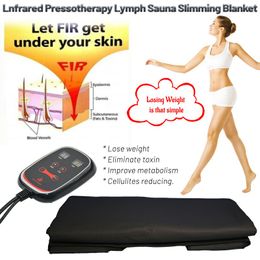 Lymfatische drainage massage afslankmachine ver infrarood sauna deken voor vet verbranden