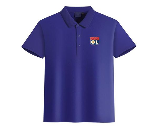 Lyonnais Football Club Logo Men039S Fashion Golf Polo Tshirt Men039s à manches courtes Polo T-shirt1147797