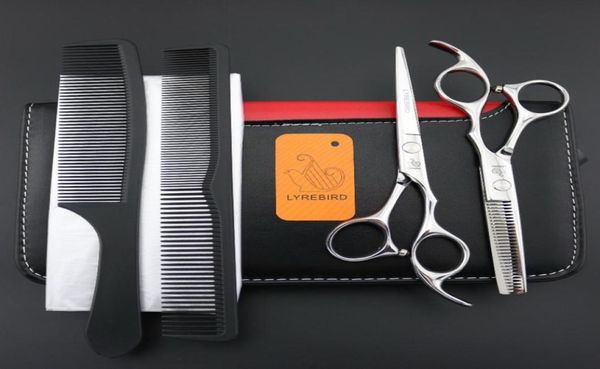 Lyrebird ciseaux de coupe ou d'amincissement des cheveux ou ensemble 6 pouces argent reguler coiffeur ciseaux à cheveux ciseaux Excellent NEW9565162