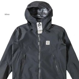 Lys – veste à capuche imperméable et coupe-vent pour homme, manteau de styliste à la mode, avec coque rigide, pour alpinisme, Performance, Charge, nouvelle collection automne 2023