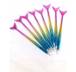 Lytwtw039S Mermaid Ballpoint School STROOT BALL PUNT Creative Bie Novel Office Gift Stationery Styling Fish GB222011182