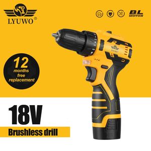 Lyuwo 16,8V Drift électrique sans balais 35 nm Drillage sans fil mini tournevis électrique lithium ion batterie à la maison foret électrique 240415