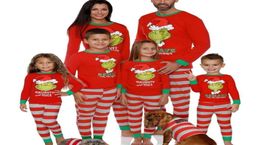 LZH Winter Kerstpyjama's Lange mouw Familie Bijpassende kleding Casual Familieoutfits Sets Mode Warm Kerstkostuum 2011281307986