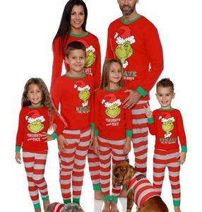 LZH Winter Christmas Pyjama's Lange Mouw Family Matching kleding Casual Family Outfits Sets Fashion Warm Christmas Costume 2011281052446