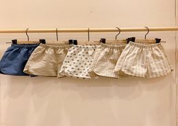 LZL Nieuwe Korean Ins Baby Kids Girls Shorts Unisex Spring Summer Boys Polka Dot Cotton Pants9464051