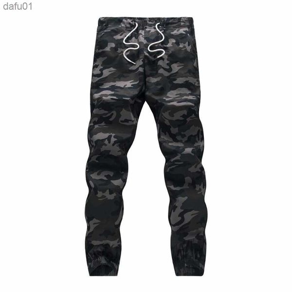 M-5XL 2022 Mens Boutique Automne Crayon Sarouel Hommes Camouflage Militaire Pantalon Lâche Confortable Cargo Pantalon Camo Joggers L230520