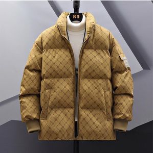 M-8XL vêtements rembourrés de coton hiver nouveau manteau en coton tendance pour hommes gros ample grande taille en peluche chaud manteau d'hiver