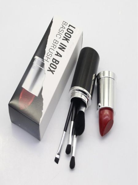 M Marque Limited Look in a Box Brand Makeup 4PCS BASIC BROSTES Set Set Big Lipstick 4PCS Cosmetics Brush Set Kit de haute qualité 6354932
