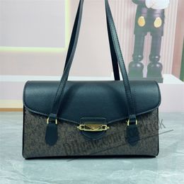 M Designer Fleur Tote Bag Boodschappentas K Klassieke Dames Handtas Mode Crossbody Tas Zwart Bruin Grote Capaciteit Messenger Tote Bag