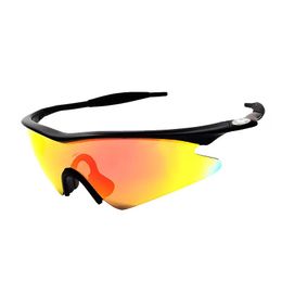M marco 9060 Modelo de lentes solares UV400 Caberas de carreras para hombres Mujeres Sport Outdoor Cycling Gafas de sol en bicicleta con cajas de alta calidad