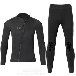 m hoogwaardige chlooropreen rubberen heren surfpak dames zwempak opblaasbaar duikpak jas en broek split duikpak 240506