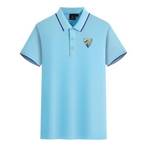 Malaga CF heren en dames polo's gemerceriseerd katoen revers met korte mouwen, ademend sport-T-shirt LOGO kan worden aangepast