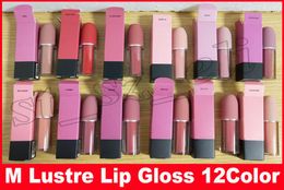 M Make-up 12 kleur Lippen Glans Lipgloss Matte vloeibare Lipstick natuurlijke langdurige waterdichte lip cosmetica8810751