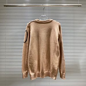 M￤nner Pull Klassische Pulls pour hommes Mode Brief Muster Herbst Winter Langarm Stil Herren Pull Casual Crew Neck Kontrastfarbe Tops