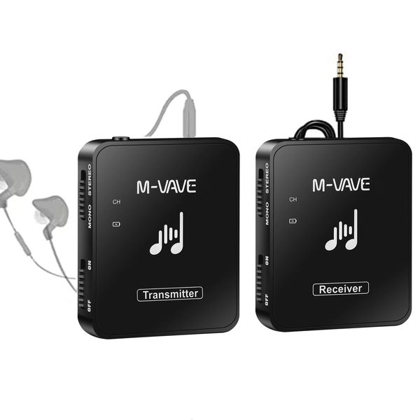 MS-Wave MS-1 Système de moniteur dans l'oreille Système d'émetteur M8 WP-10 2.4G Stéréo Transmission sans fil casque écouteur 240411