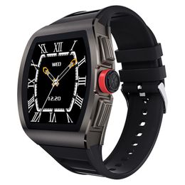 M1 Smart Watch Welpbands para hombres Presión arterial de frecuencia cardíaca 1.4 pulgadas Touch scree IP68 Sport impermeable Smartwatch Android Wear OS