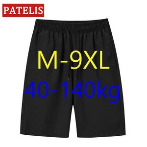 M10xl Men Shorts Plus Size Casual Summer Pants Gym Pantalones Cortos Hombre Big Clothing 240403