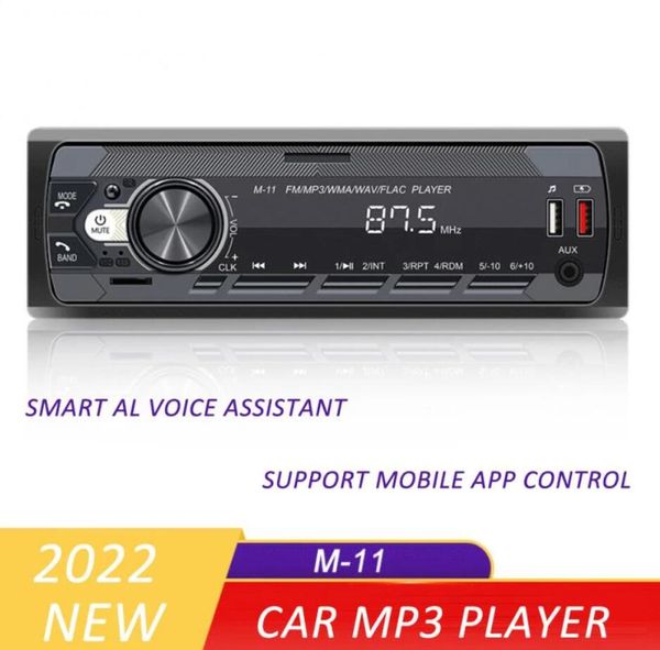 M11 autoradio audio accessoires de voiture automobile multimédia lecteur MP3 stéréo USB charge pour Xiaomi FM récepteur