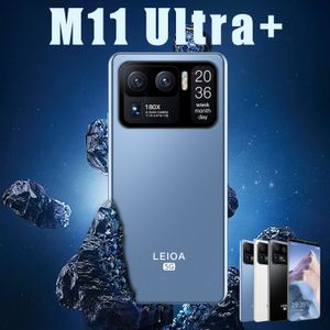 M11 Ultra Global Version Téléphone cellulaire 6,1 pouces 4800mAh Octa Core Quad 8 Go + 128 Go Caméra arrière Téléphone mobile Android Mobile 5G LTE Smartphone