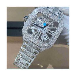 Reloj Digner M114 1H07, reloj mecánico personalizado de lujo con diamantes de moda, Moissanit e Diamond, envío gratis C8XV