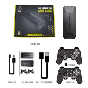 M16 Game Console Wireless TV Gaming Box met dubbele controller handle 3D 4K high-definition 64G/128G Media Player Game Stick met pakketwinkelbox