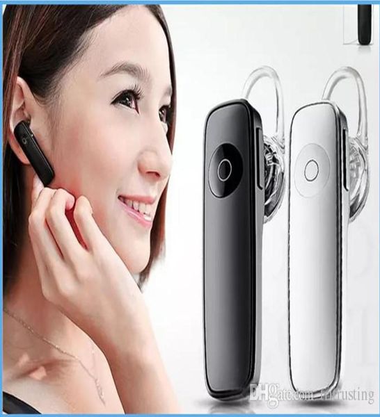 M165 Universal Sport Bluetooth Écoute Bluetooth Headset Wireless Earphone Noise Anceling Headphone for Mobile Phone with the Retail Box9717336