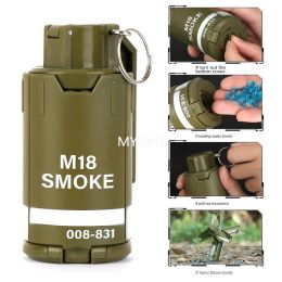Modèle de Grenade à Gel d'eau Explosive de fumée M18, jouet militaire pour adultes garçons enfants, accessoire CS, aspect réel, accessoire de film